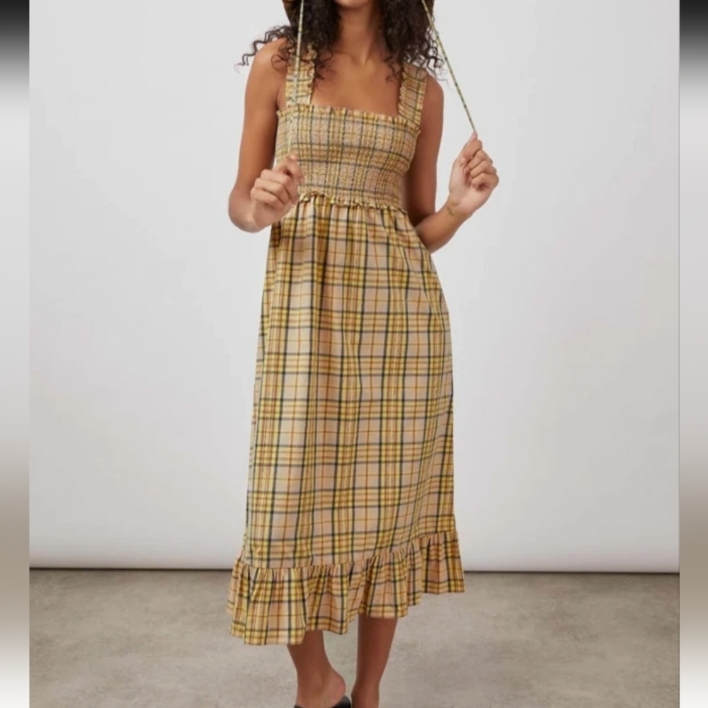 Rails Rumi Dress Sunflower Plaid - Picture 3 of 16